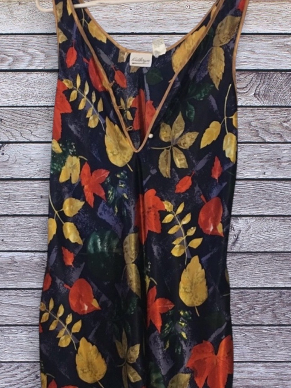 Vintage Kathryn floral polyester tank Large